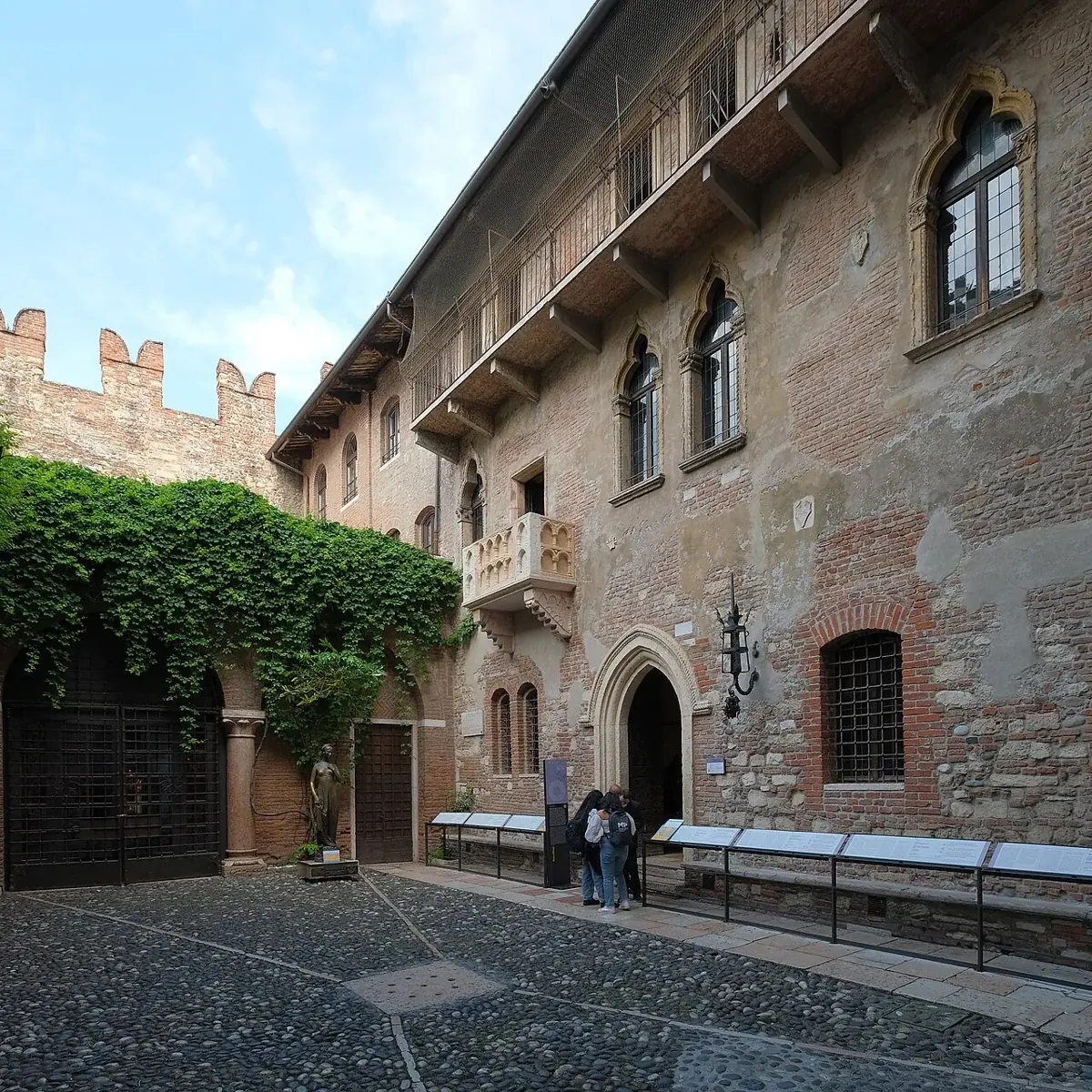 Der Innenhof der Casa di Giulietta in Verona