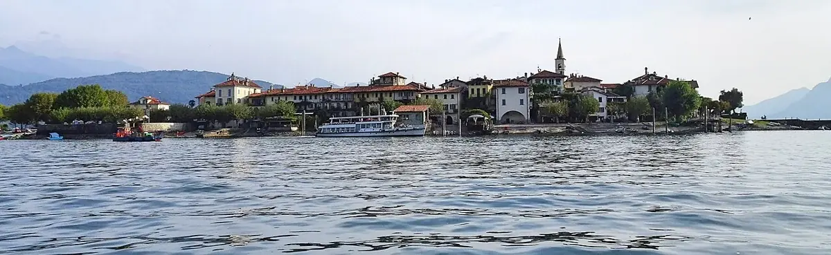 Die Isola dei Pescatori bei Stresa im Lago Maggiore