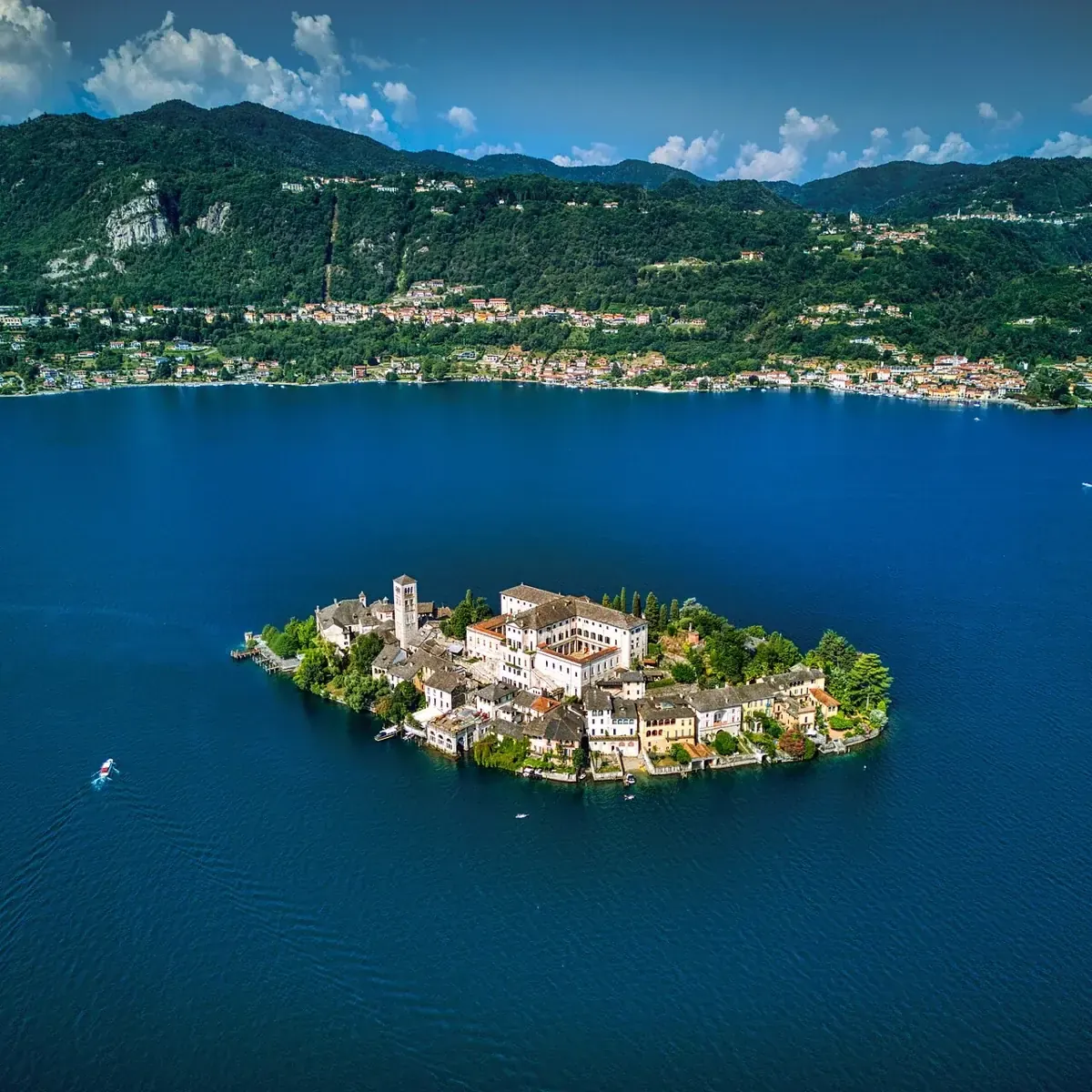 Die Isola San Giulio im Ortasee