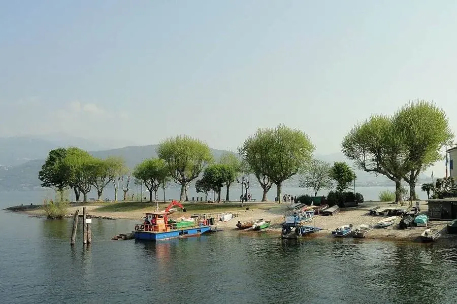 Die Ufergärten der Isola Bella bei Stresa