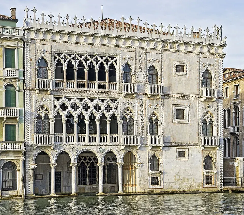 Der Palast Ca’ d’Oro am Canal Grande