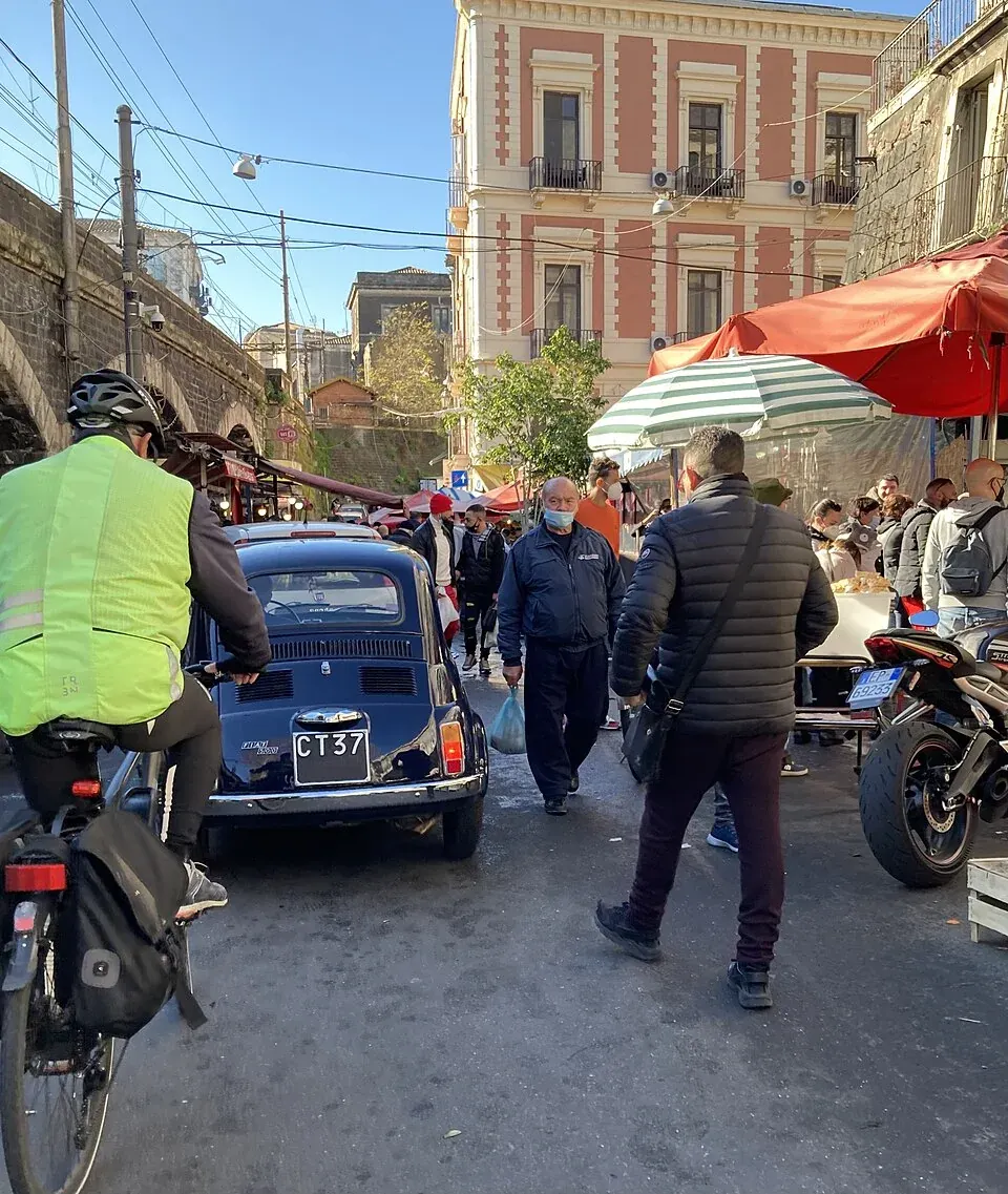 Der Fischmarkt La Pescheria in Catania