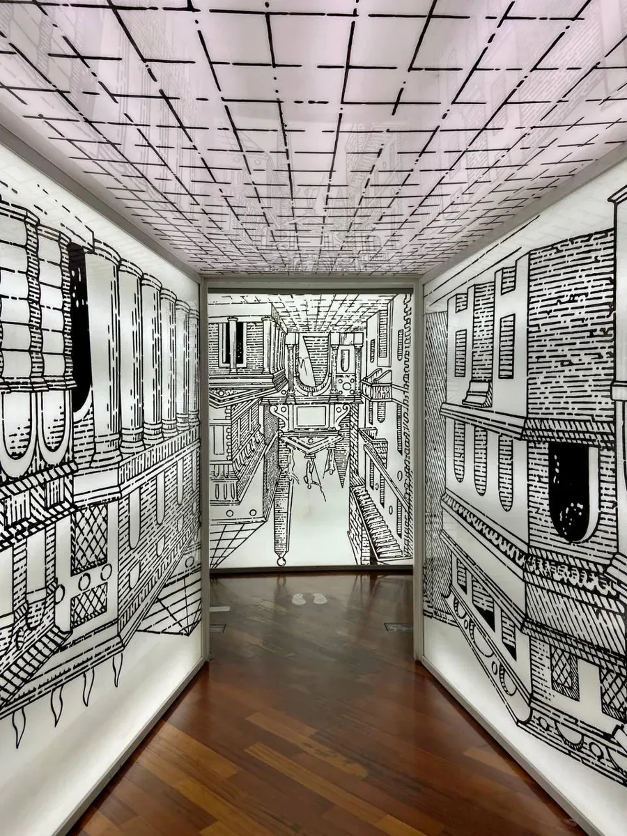 Ausstellungsraum des Nationalen Filmmuseums in Turin