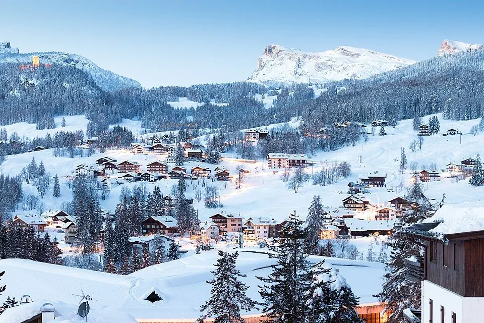Winter im Ortsteil Ronco bei Cortina d’Ampezzo