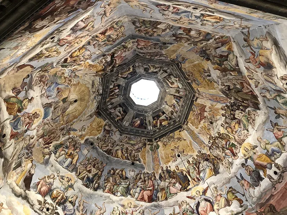 Fresken im Inneren der Florentiner Domkuppel