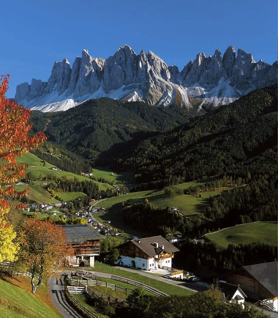 Das Villnösser Tal in Südtirol