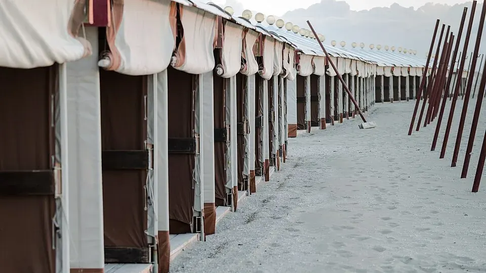 Strandkabinen am Lido di Venezia