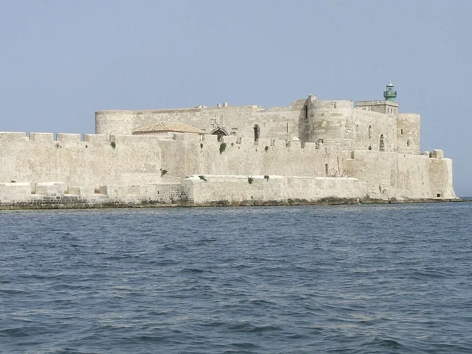 Das Castello Maniace in Syrakus