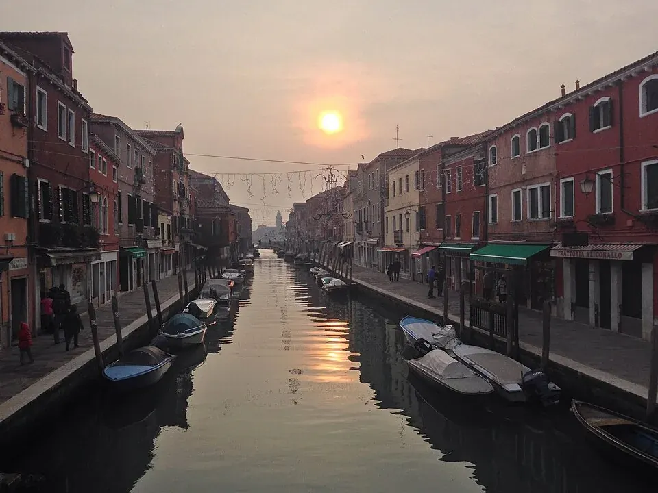 Kanal auf der Insel Murano
