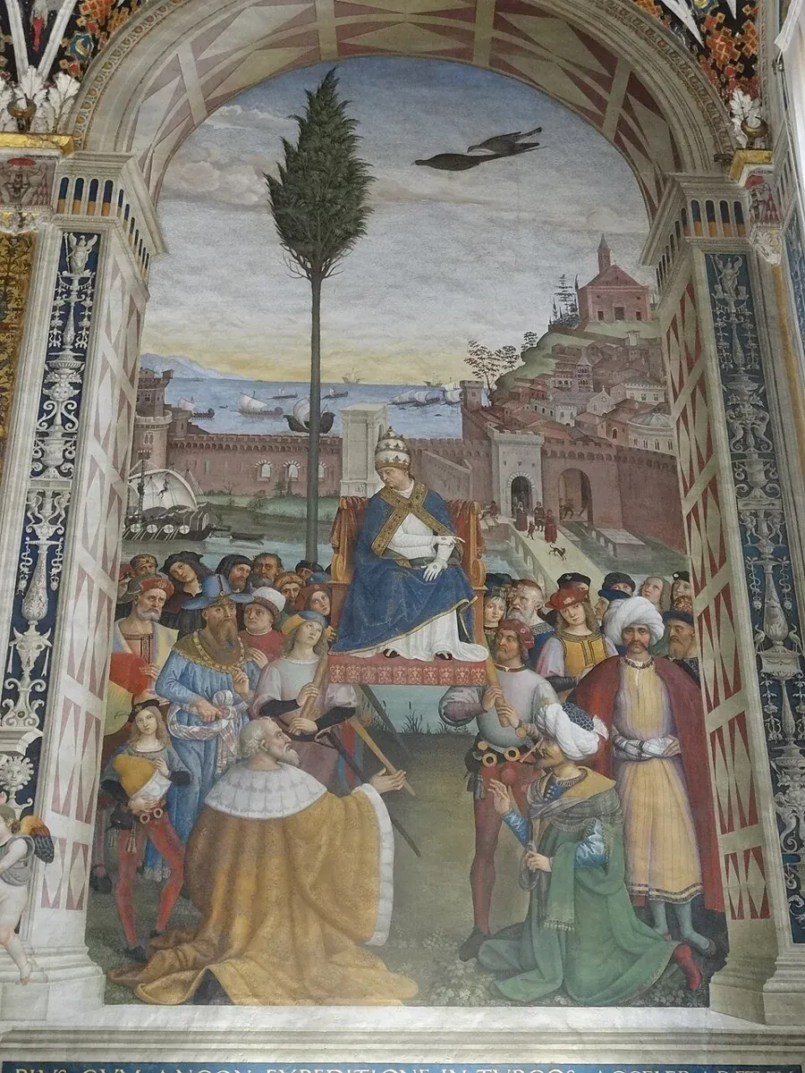 Die Piccolomini-Bibliothek im Dom von Siena