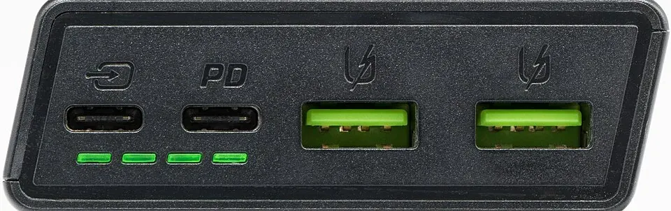 Eine Powerbank zum Laden unterwegs