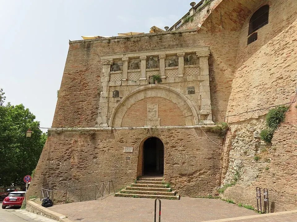 Die Rocca Paolina in Perugia
