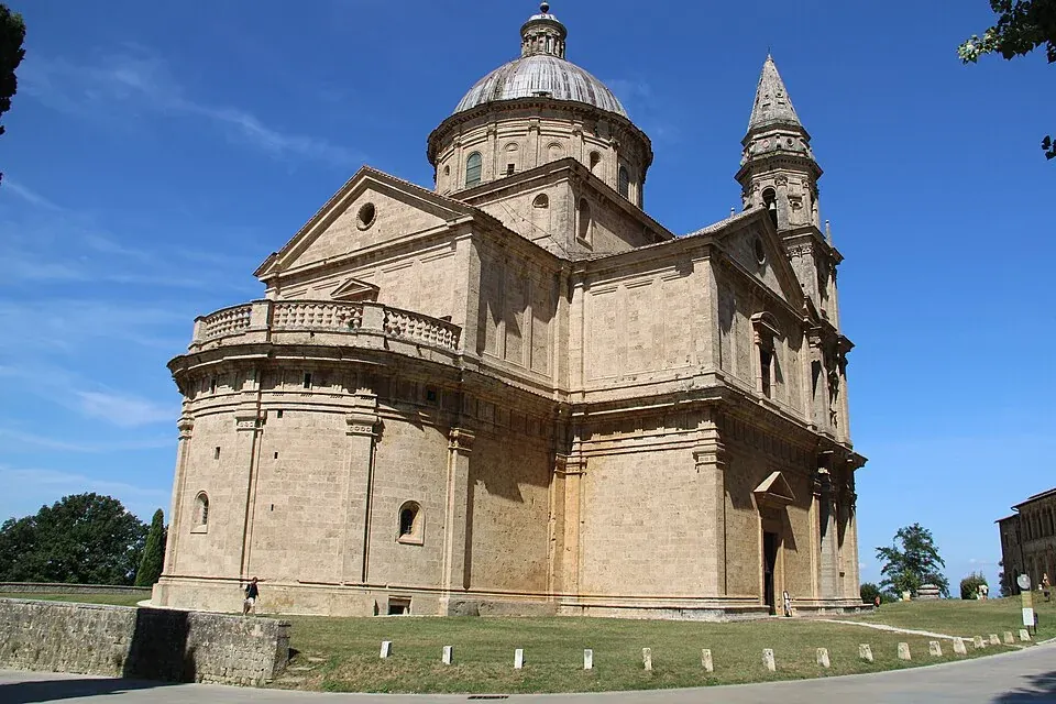 Die Kirche San Biagio bei Montepulciano