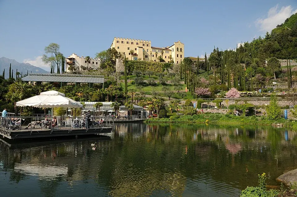 Die Gärten von Schloss Trauttmansdorff bei Meran