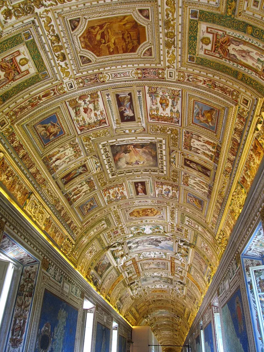 Die Galerie der Landkarten in den Vatikanischen Museen