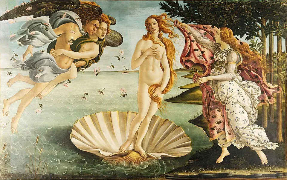 Botticellis Geburt der Venus