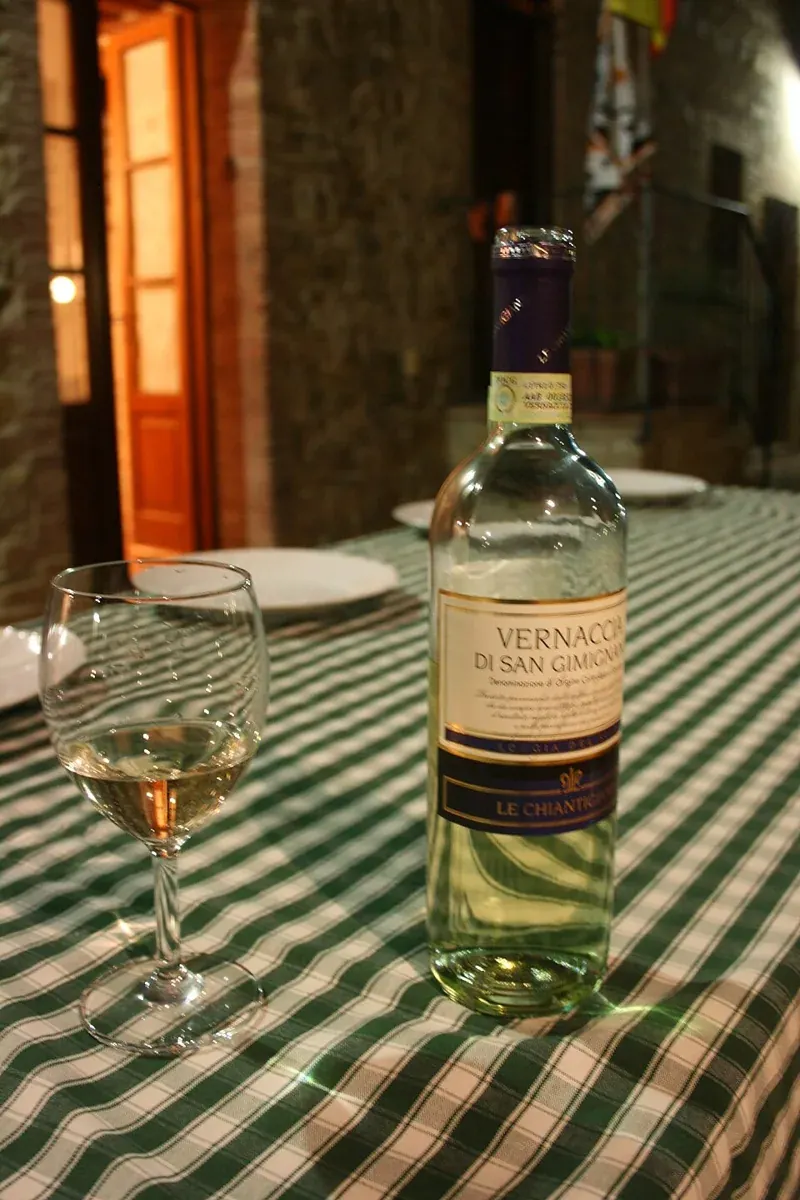 Wein aus San Gimignano