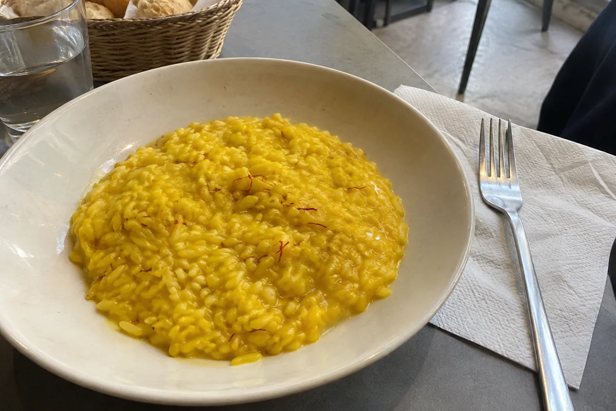 Risotto alla milanese mit Safran